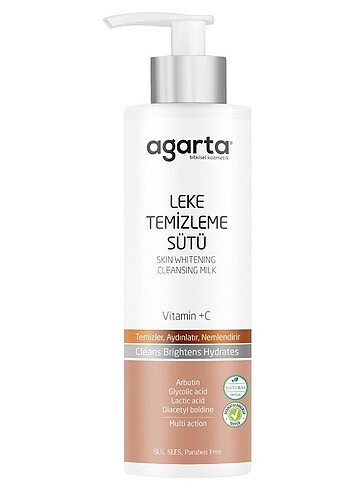 Agarta Leke Temizleme Sütü 225 ml. 