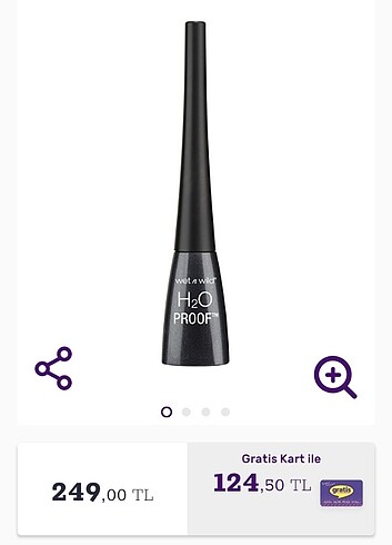 Wet n wild Wetn wild wateprof eyeliner 