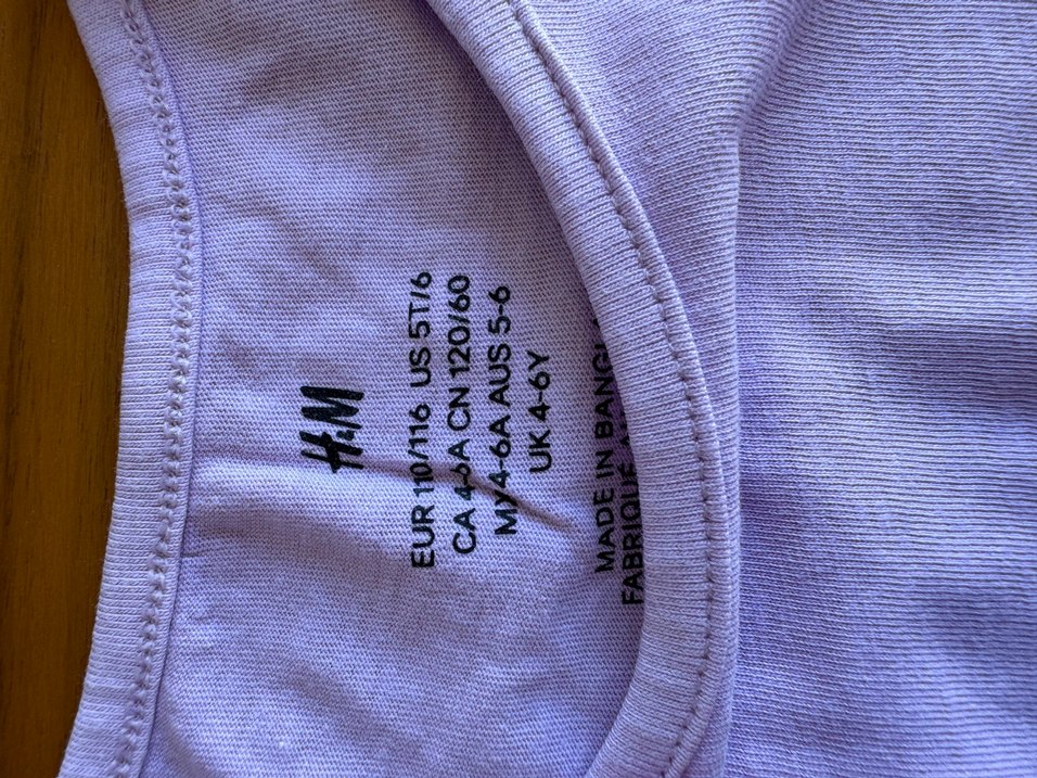 H&M Çocuk için pudra pembe düz atlet - Görsel 4