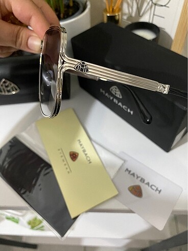 Beden Maybach orjinal erkek güneş gözlüğü titanyum çerçeve