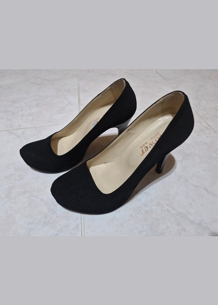 SİYAH PLATFORM TOPUK AYAKKABI  - Görsel 2