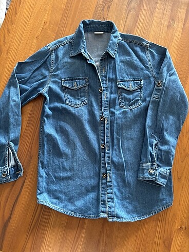 LCW Green Serisi 8-9 Yaş Jean Gömlek