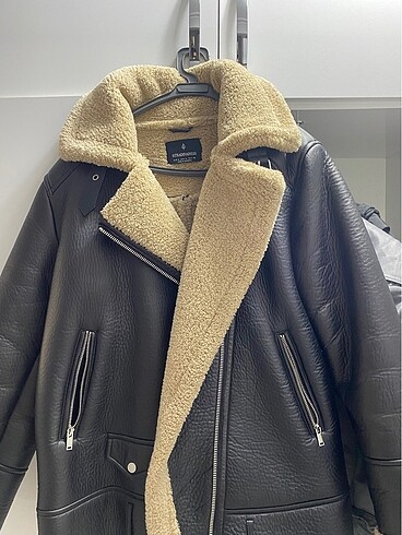 Stradivarius Stradivarius içi yünlü ceket