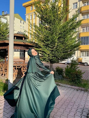 46 Beden yeşil Renk Yeşil abiye