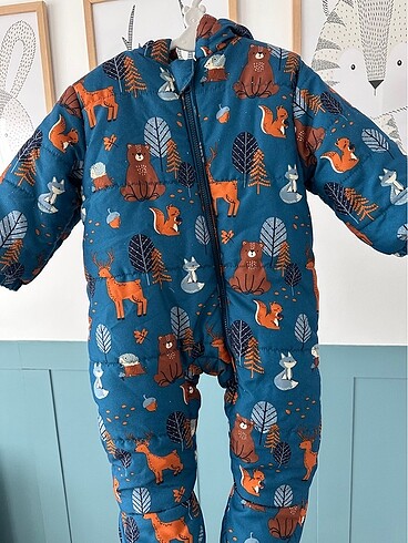 Erkek bebek astronot tulum mont