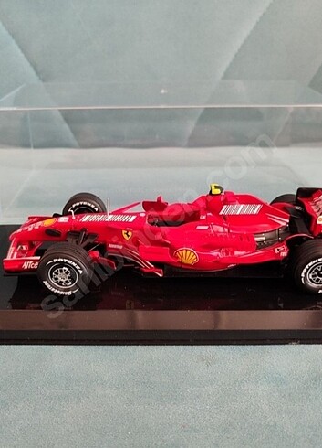  Beden Renk Ferrari F1 Formula 1 Raikkonen 1/24 İxo yarış arabası model kol