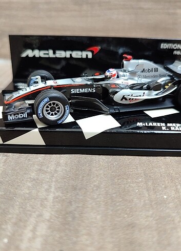 20 yıllık McLaren Mercedes F1 Formula model Raikkonen diecast