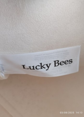 Beden SIFIR LUCKY BEES Bej krem Kadın omuz Çanta sıfır