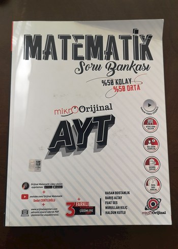 AYT Matematik Soru Bankası Mikro Orijinal
