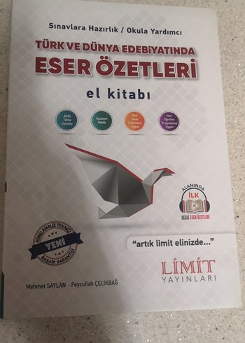 AYT Eser Özetleri El Kitabı Limit Yayınları