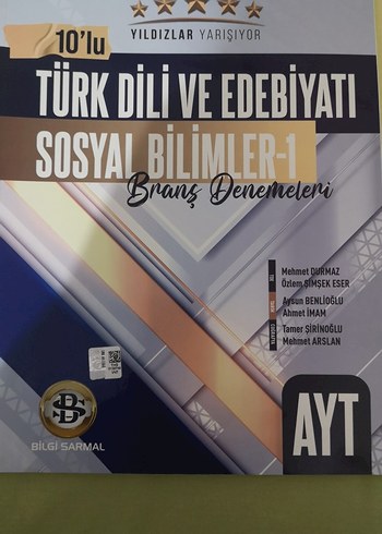 10'lu AYT Türk Dili ve Edebiyatı Sosyal Bilimler-1 Denemeleri