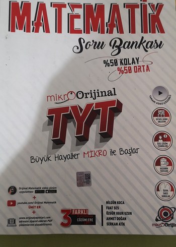 TYT Matematik Soru Bankası Mikro Orijinal