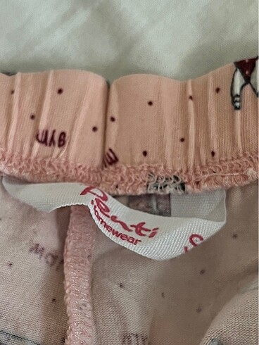 xs Beden bordo Renk penti uzun kollu uzun paçalı pijama takımı