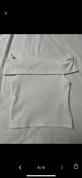 xs Beden beyaz Renk MANGO OMZU AÇIK CROP