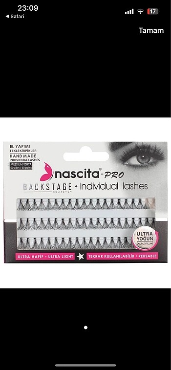 nascita pro backstage takma kirpik