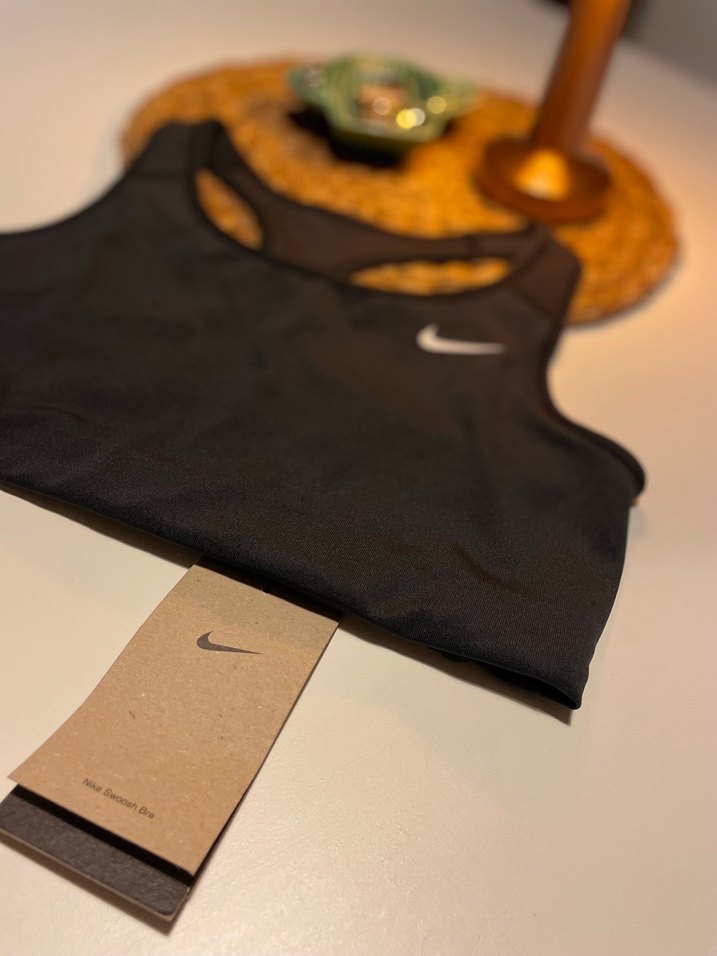 Nike Siyah Mini Spor Sütyeni - Görsel 2