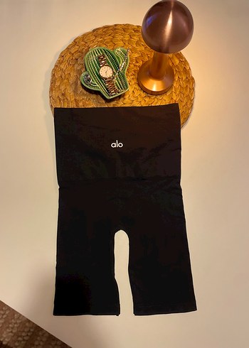 Alo Siyah Mini Fit Hamile Şortu