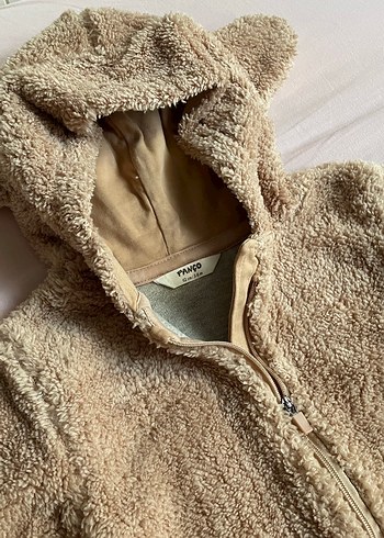 Kahverengi Peluş Bebek Tulumu - Görsel 2