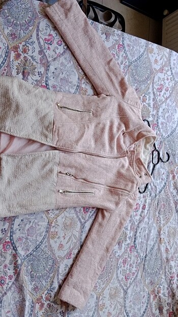 pembe kadin ince mont