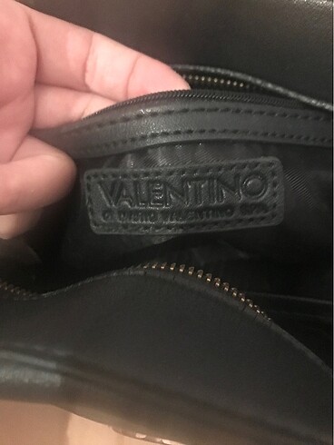  Beden siyah Renk Valentino orjinal çapraz çanta