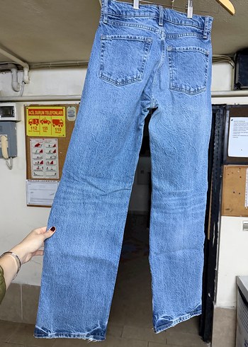 Kadın Açık Mavi Normal Kesim Denim Jean - Görsel 2