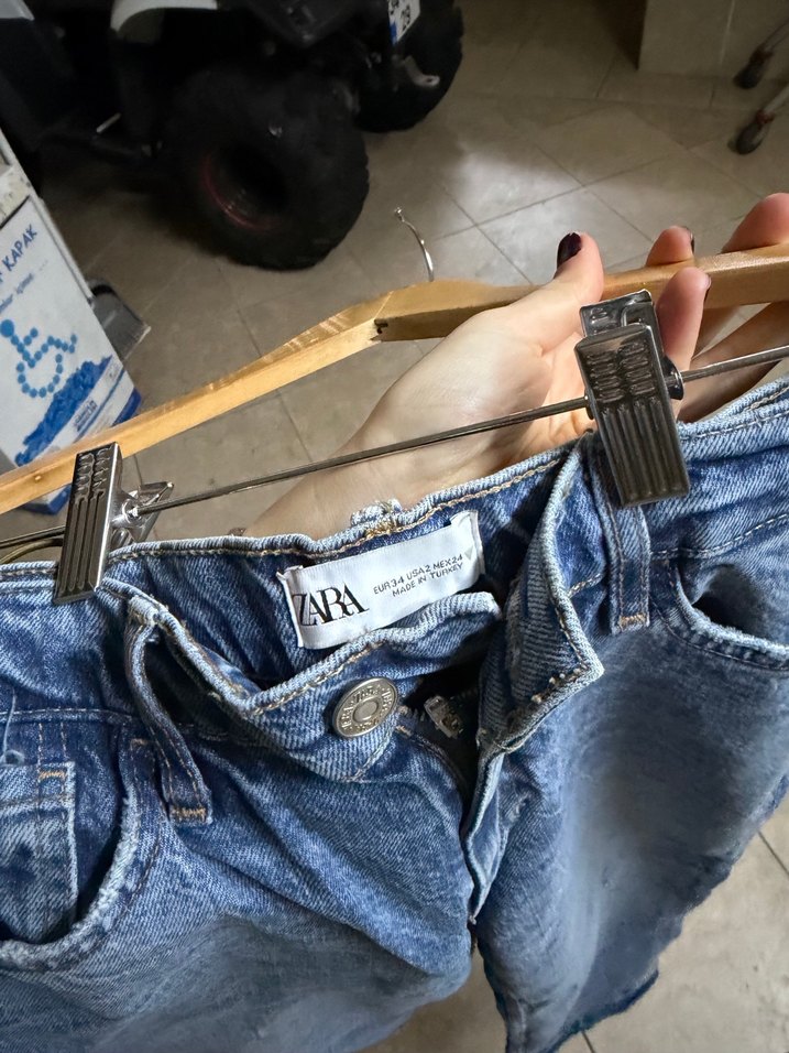 Kadın Açık Mavi Normal Kesim Denim Jean - Görsel 3