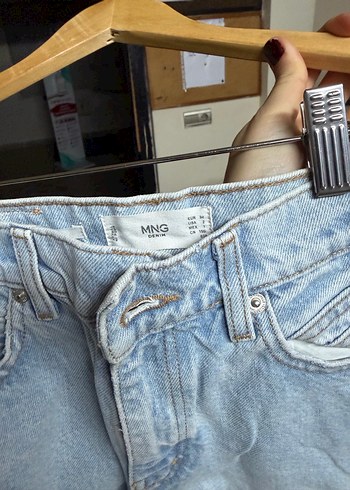 Mavi Midi Boy Regular Fit Kadın Denim Pantolon - Görsel 4