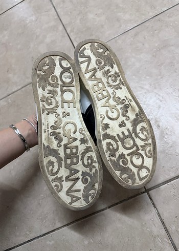 Dolce & Gabbana Beyaz Kadın Spor Ayakkabı - Görsel 3