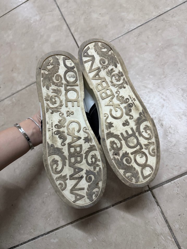 Dolce & Gabbana Beyaz Kadın Spor Ayakkabı - Görsel 3