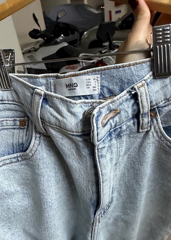 Mavi Pastel Renk Kadın Denim Pantolon - Görsel 4
