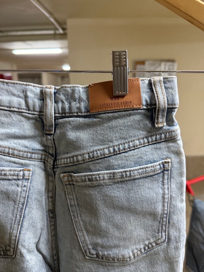 Mavi Pastel Renk Kadın Denim Pantolon - Görsel 3