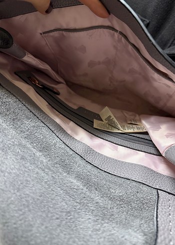 Bordo Deri Zincir Detaylı Kadın Çanta - Görsel 3