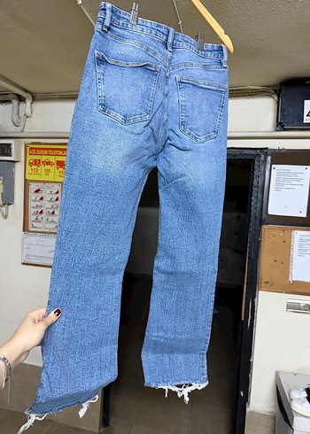 Mavi Normal Boy Kadın Denim Pantolon - Görsel 2