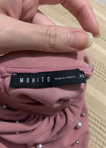 Diğer İnci Detaylı Pembe Kolsuz Bluz