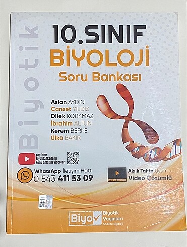 10.sınıf biyoloji soru bankası