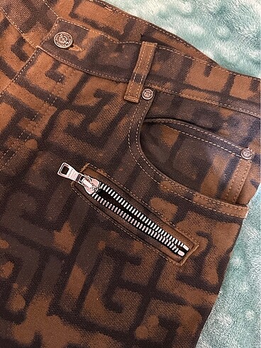 34 Beden kahverengi Renk Balmain pantalon