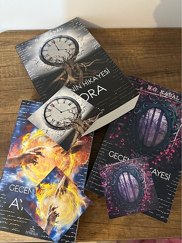 Gecenin hikayesi serisi ilk 3 kitap-n.g. Kabal