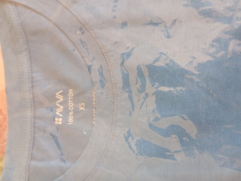 Gri Mavi Erkek Salaş Tişört - Görsel 3