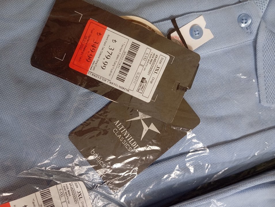 Mavi Erkek Polo Tişört Kısa Kollu - Görsel 3