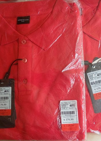Düğmeli Kırmızı Erkek Polo Tişört