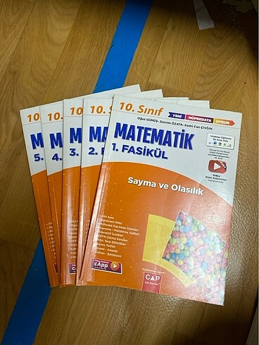 Çap yayınları 10. Sınıf matematik fasikül seti