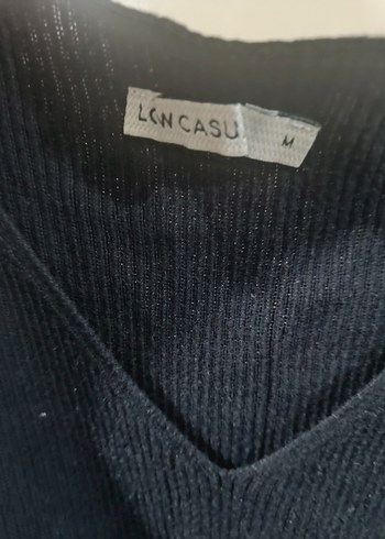m Beden Siyah V Yaka Kadın Atlet