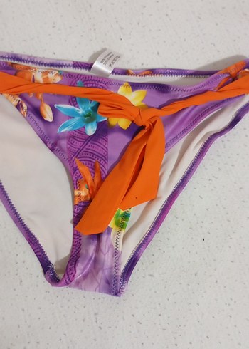 Diğer Mor Bağlamalı Bohem Bikini Altı