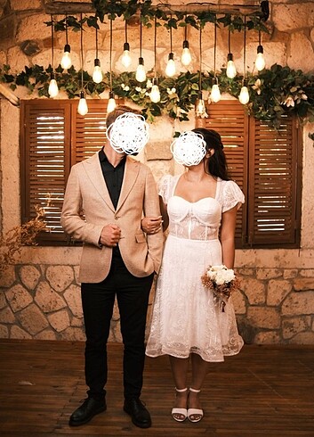 Nikah dış çekim elbisesi