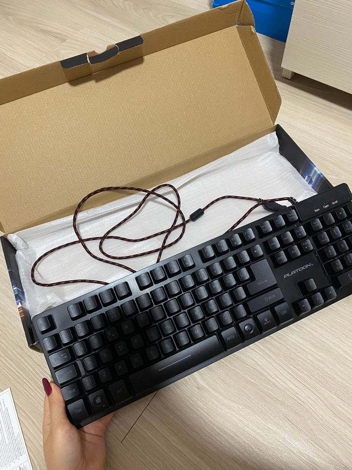 Platoon Işıklı Oyun Klavyesi PL-476 Siyah - Görsel 4