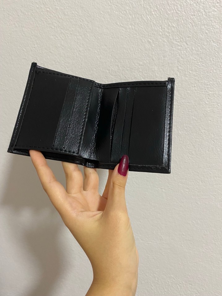 Siyah Minimalist Erkek Cüzdanı - Görsel 4