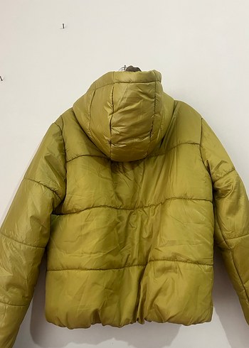 LC Waikiki Fermuarlı yağ Yeşili Kadın Ceket