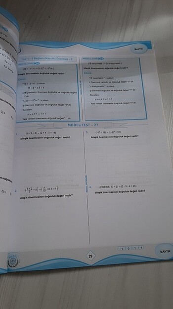  Beden Mantık - kümeler ve kartezyen çarpımı matematik fasikülleri