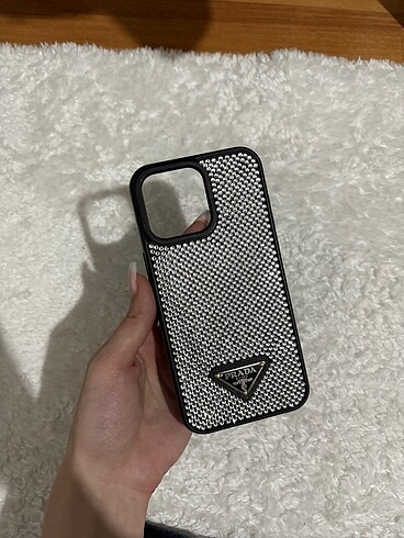Prada 15 pro max taşlı kılıf
