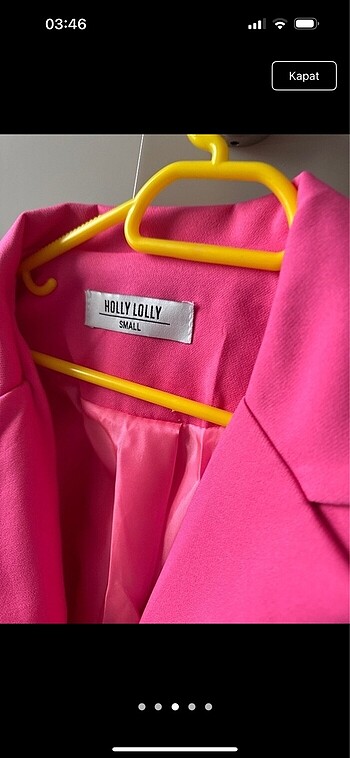 s Beden Holly holly pembe crop blazer